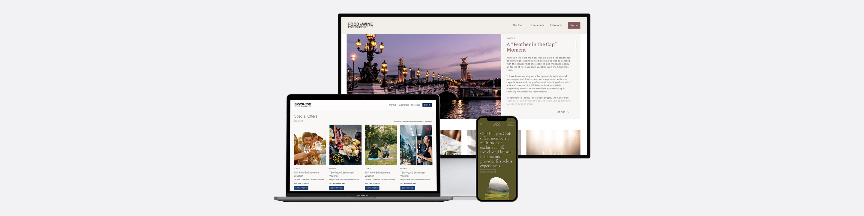 Subscription clubs postcard overview