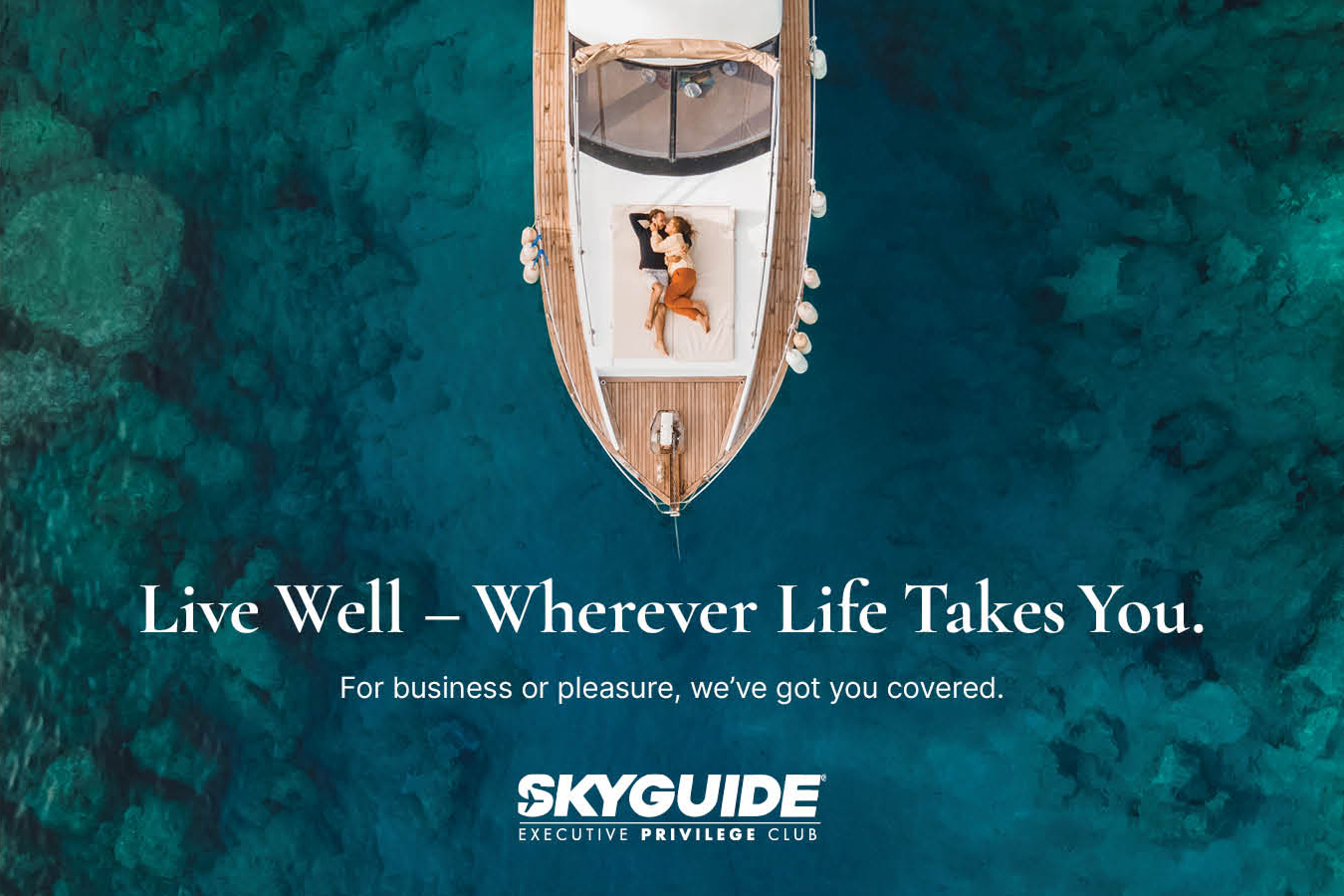 Skyguide postcard — brand hero