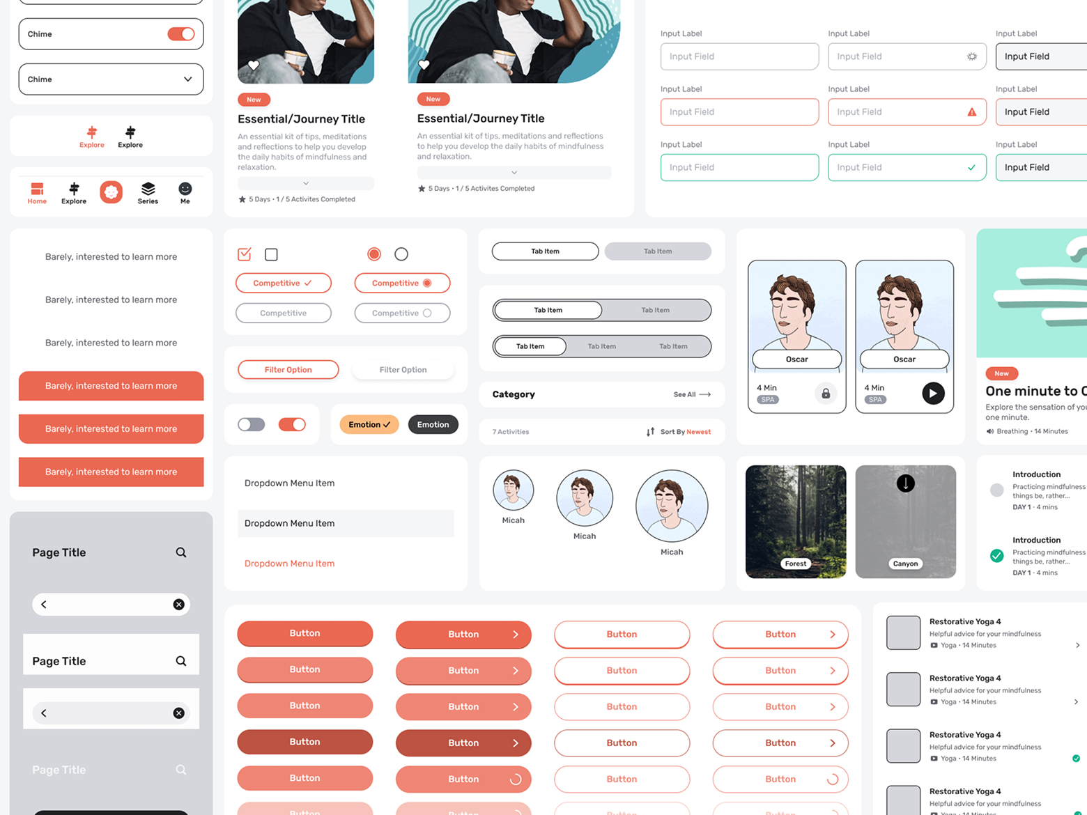 MyLife ADA-compliant component library