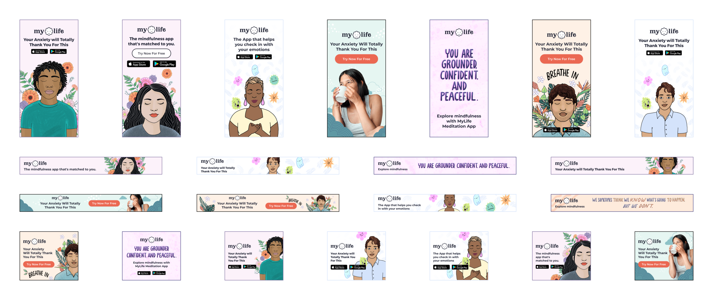 MyLife digital ad units